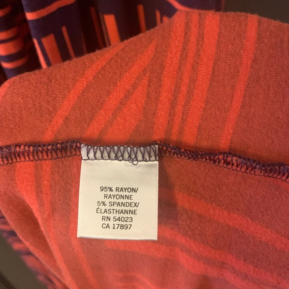 Banana Republic Navy blue and coral maxi dress size L - Picture 5 of 6